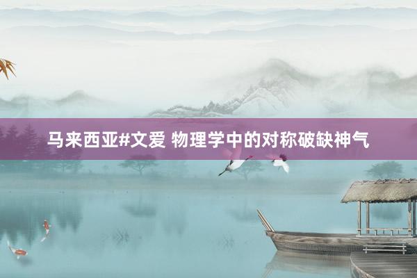 马来西亚#文爱 物理学中的对称破缺神气