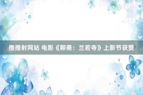 撸撸射网站 电影《聊斋：兰若寺》上影节获赞